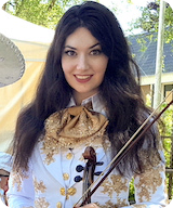 Julia Rusanowsky::Violín Latin band Boeken SABOR LATINO voor Bruiloften Bedrijfsfeesten, Festivals Latin live muziek Salsa band Mariachi Boeken