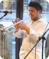 Oscar Cordero ::Trompeta Latin band Boeken SABOR LATINO voor Bruiloften, Bedrijfsfeesten, Festivals Latin live muziek  Salsa band Mariachi Boeken